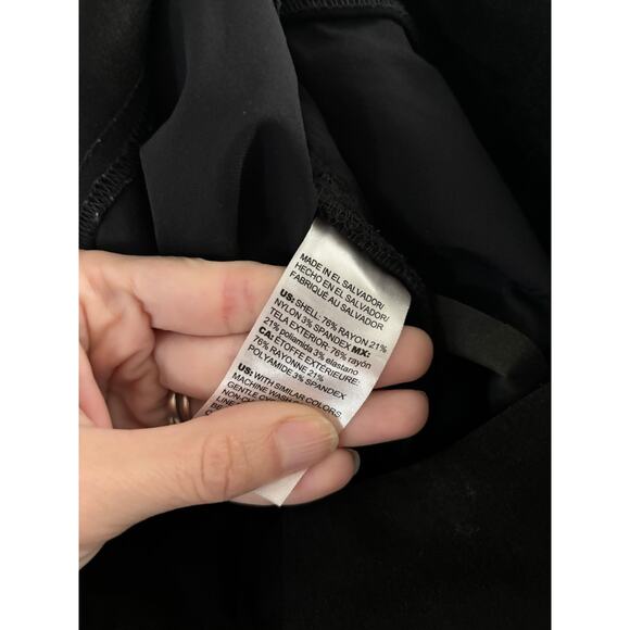 Chicos Pants Womens 6 Chicos 0.5 Black Slacks Trousers Office Business Pull On - Picture 6 of 7